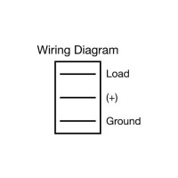 Illuminatd 12V On/Off Sw Rd/Bl Bell Rv Rvx - 12525 - 342-12525F1